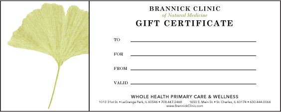 Gift Certificate | Brannick Clinic